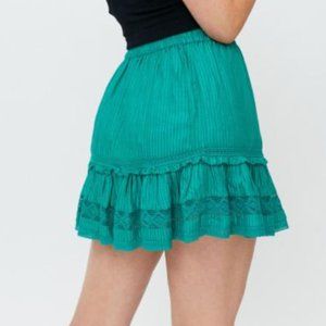 Urban Outfitters Desert Dream Ruffle Mini Skirt